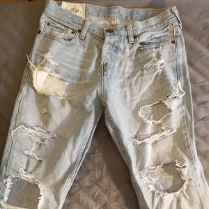 Hollister Men's Distressed Jeans